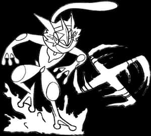 Tremendous Greninja Coloring Page - Ash Greninja Coloring Page, HD Png Download PNG image with transparent background