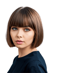 Trendy Bangs Looks PNG tsx56 PNG image with transparent background