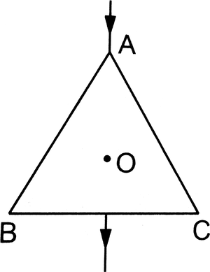 Triangle_ A B C_with_ Centroid PNG Image