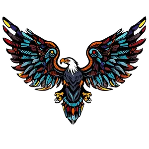 Tribal Eagle Wings Png Iec21 PNG Image