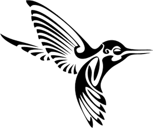 Tribal Hummingbird Png Transparent Images - Hummingbird Tribal, Png Download PNG image with transparent background