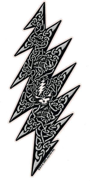 Transparent Lightening Bolt Png - Grateful Dead Lightning Bolt Celtic, Png Download PNG