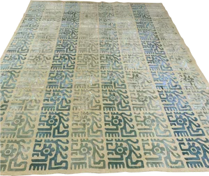 Tribal Pattern Area Rug PNG Image