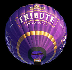 Tribute Cornish Pale Ale Hot Air Balloon PNG image with transparent background