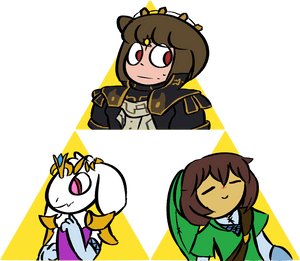 Undertale Yellow Clip Art - Undertale Triforce, HD Png Download PNG