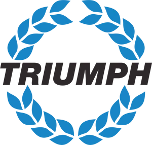 Triumph Logo Blue Wreath PNG Image