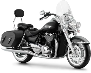 Triumph Motorcycle Classic Design PNG Image