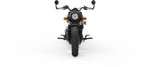 Triumph Motorcycle Front View PNG Image