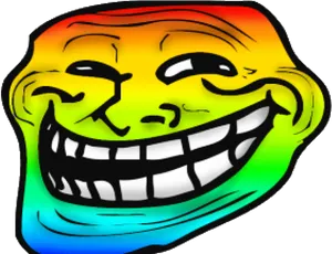 Trollface Meme Icon PNG Image