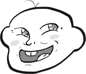 Trollface Meme Icon PNG Image