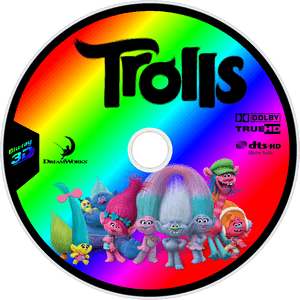 Trolls 3d Disc Image - Trolls Characters, HD Png Download PNG image with transparent background
