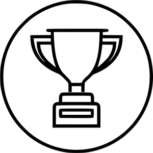 Trophy Icon Outline PNG Image