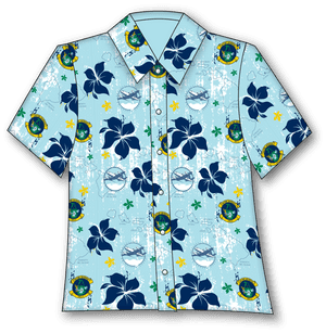 Tropical Beach Theme Shirt PNG image with transparent background