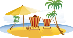 Tropical_ Beach_ Vacation_ Scene PNG Image