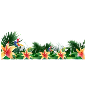 Tropical Border Png Fvs87 PNG Image