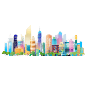 Tropical City Skyline PNG 44 PNG