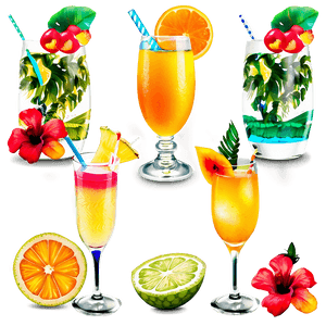 Tropical Cocktail Collection PNG 84 PNG