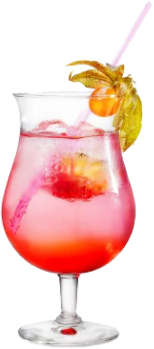 Tropical Cocktail Glass PNG Image