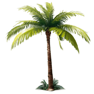 Tropical Coconut Tree PNG 06202024 PNG
