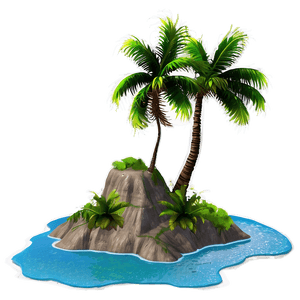 Tropical Island Paradise PNG 37 PNG image with transparent background