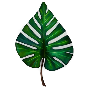 Tropical Leaf Watercolor Png Ope PNG Image