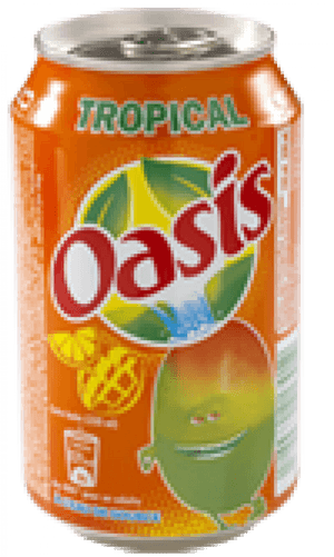 Tropical Oasis Can Product PNG image with transparent background