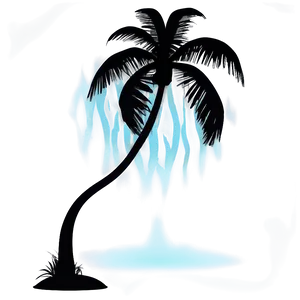 Tropical Palm Silhouette Png 6 PNG Image