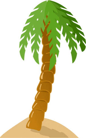 Palm Tree Clip Art, HD Png Download PNG image with transparent background
