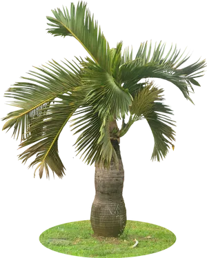Tropical Palm Tree Isolated PNG Image