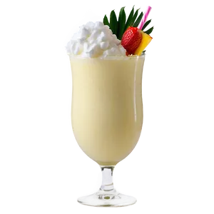 Tropical Pina Colada Serving Png Qju42 PNG Image