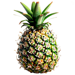 Tropical Pineapple PNG 05232024 PNG image with transparent background
