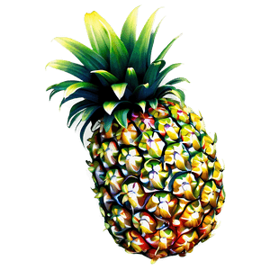 Tropical Pineapple PNG dij87 PNG image with transparent background