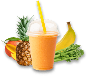 Fruit Veggies Alberts Smoothies - Fruit Shake Cup, HD Png Download PNG image with transparent background