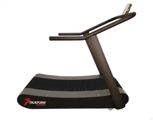 True Form Runner Treadmill Side View PNG Image