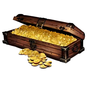 Trunk Full Of Gold Png Uor71 PNG Image