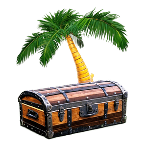 Trunk on Beach PNG 06262024 PNG with transparent background