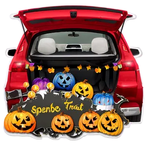 Trunk Or Treat Scene Png Tbk PNG Image