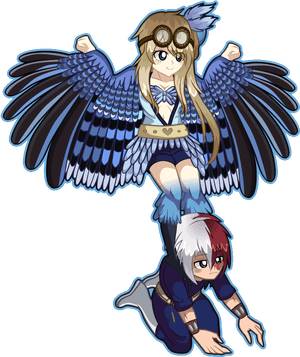 Tsubasa And Todoroki By Fat Cow On, HD Png Download PNG with transparent background