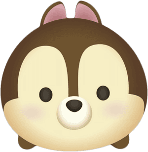 #ardilla #disney #tsumtsum - Tsum Tsum Chip N Dale, HD Png Download PNG image with transparent background