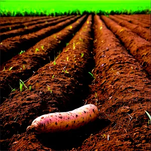 Tuber Crop Field Png Kfh PNG Image