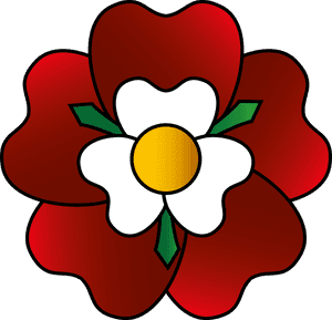 Red And White The Tudor Rose, HD Png Download PNG image with transparent background