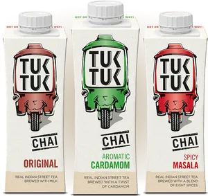 Tuk Tuk Chai Variety Pack PNG Image