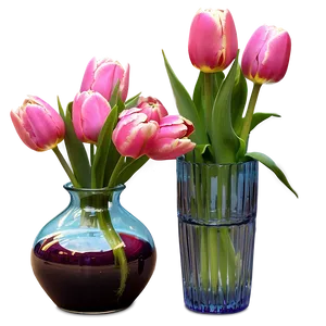 Tulips In Vase Png Cll14 PNG Image