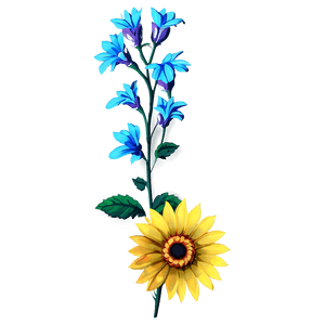 Tumblr Flowers Art PNG 06112024 PNG image with transparent background