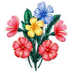 Tumblr Flowers Art PNG uqd66 PNG image with transparent background
