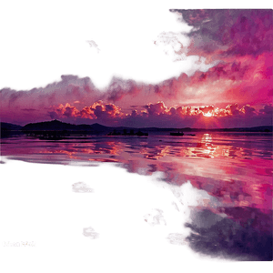 Tumblr Pink Sunset PNG kww3 PNG image with transparent background