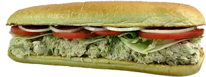 Tuna Salad Sandwich Delicious PNG Image