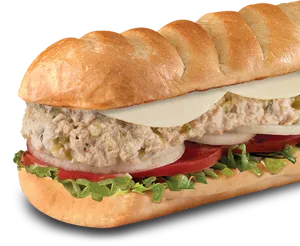 Tuna Sandwich Delicious Food Item PNG Image