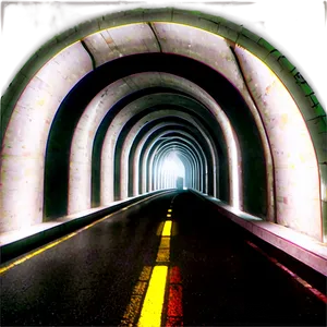 Tunnel With Reflective Water Png Ici PNG Image