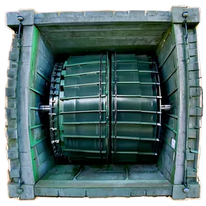 Turbine Section Of Hydro Dam Png Oum PNG Image